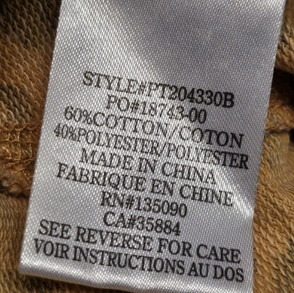 Z Supply Oversized Leopard Print Pull Over Top Mustard Yellow & Grey Size S - Picture 7 of 7